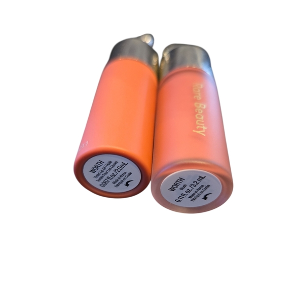 New Rare Beauty Soft Pinch Cheek Lip Set Lip Oil Blush Worth True Rose Minis - Picture 2 of 3